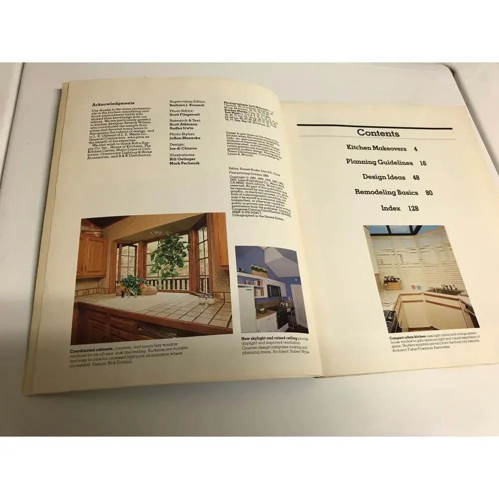 SUNSET Kitchens Planning and Remodeling Book Vintage‎ 1983